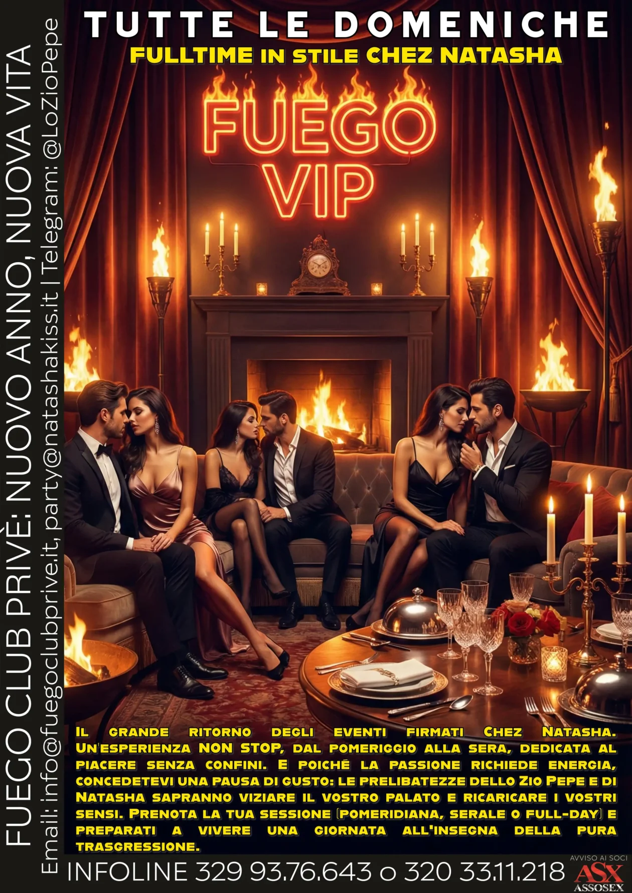 La domenica “Chez Natasha” 🥂🔥