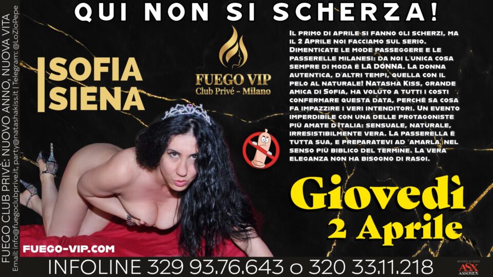 IL 1° APRILE SI FANNO GLI SCHERZI. IL 2 APRILE FACCIAMO SUL SERIO.