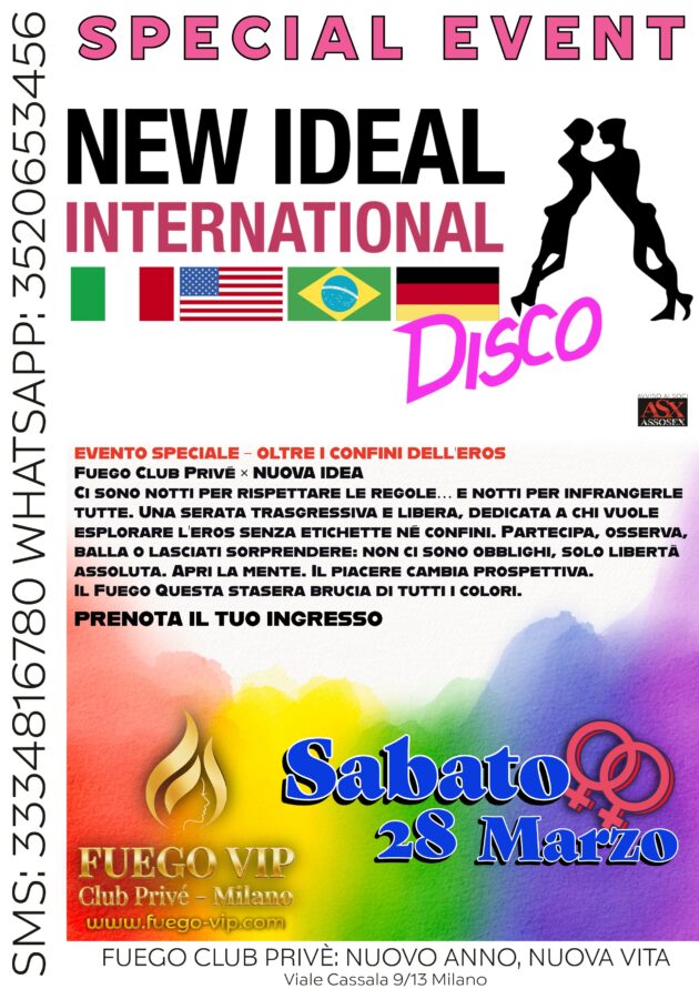 NUOVA IDEA – OLTRE I CONFINI DELL’EROS