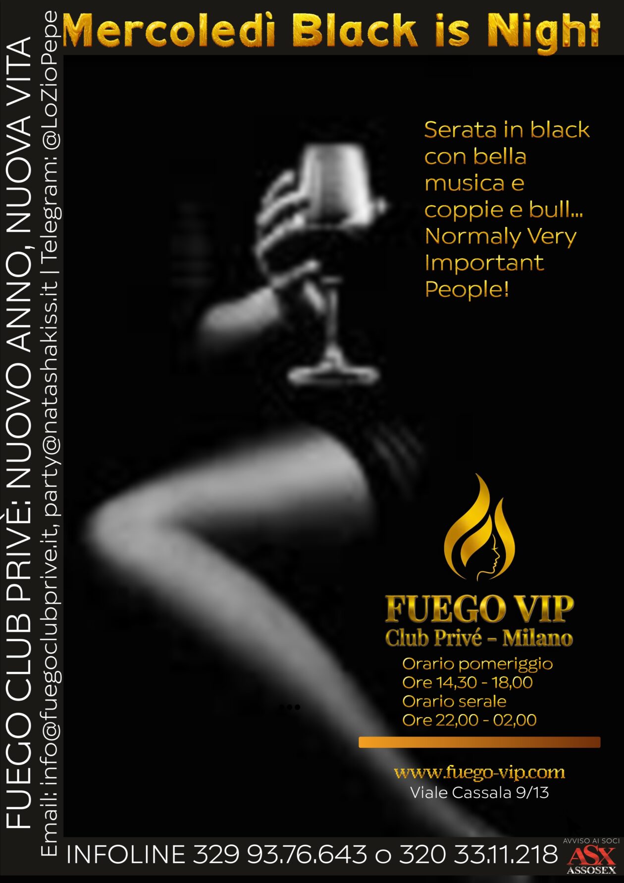 Mercoledì Black is Night